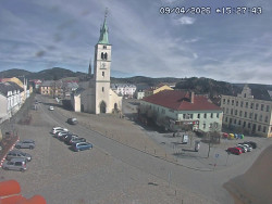 Náměstí, koste sv. Markéty