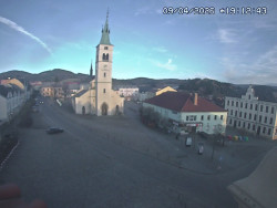 Náměstí, koste sv. Markéty