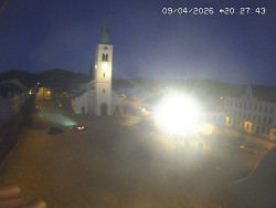 Náměstí, koste sv. Markéty