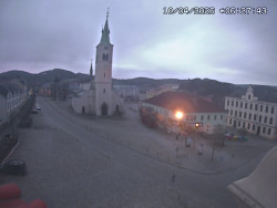 Náměstí, koste sv. Markéty