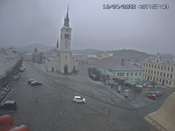 Náměstí, koste sv. Markéty