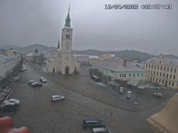 Náměstí, koste sv. Markéty