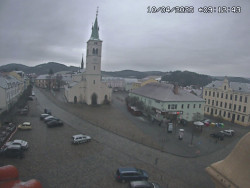 Náměstí, koste sv. Markéty