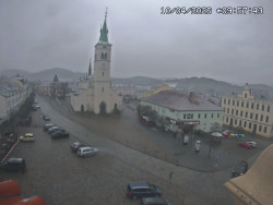 Náměstí, koste sv. Markéty