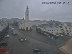 Náměstí, koste sv. Markéty