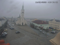 Náměstí, koste sv. Markéty