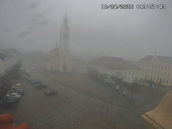 Náměstí, koste sv. Markéty