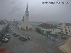 Náměstí, koste sv. Markéty