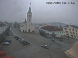 Náměstí, koste sv. Markéty