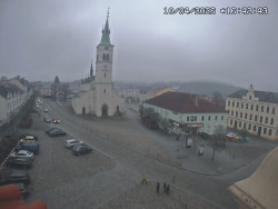 Náměstí, koste sv. Markéty