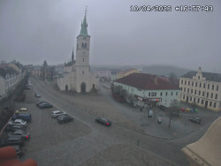 Náměstí, koste sv. Markéty