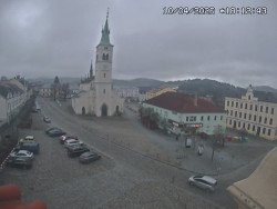 Náměstí, koste sv. Markéty