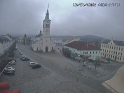 Náměstí, koste sv. Markéty