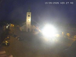 Náměstí, koste sv. Markéty