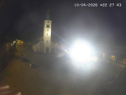 Náměstí, koste sv. Markéty