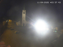 Náměstí, koste sv. Markéty