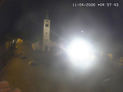 Náměstí, koste sv. Markéty