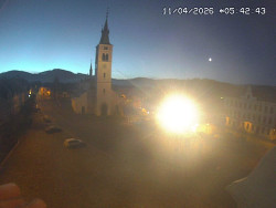 Náměstí, koste sv. Markéty