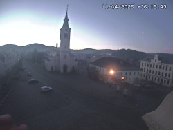 Náměstí, koste sv. Markéty