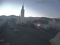 Náměstí, koste sv. Markéty