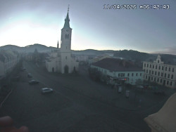 Náměstí, koste sv. Markéty