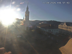 Náměstí, koste sv. Markéty