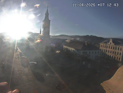 Náměstí, koste sv. Markéty