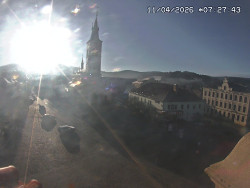 Náměstí, koste sv. Markéty