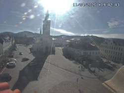 Náměstí, koste sv. Markéty