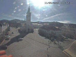 Náměstí, koste sv. Markéty