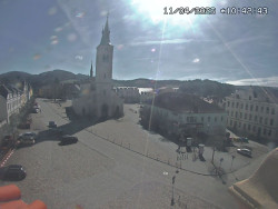 Náměstí, koste sv. Markéty