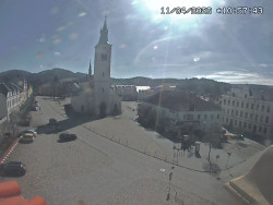 Náměstí, koste sv. Markéty