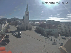 Náměstí, koste sv. Markéty