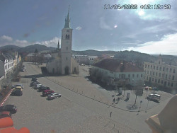 Náměstí, koste sv. Markéty