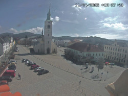 Náměstí, koste sv. Markéty