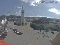 Náměstí, koste sv. Markéty