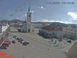 Náměstí, koste sv. Markéty