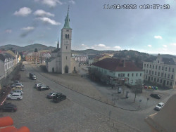 Náměstí, koste sv. Markéty