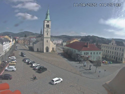 Náměstí, koste sv. Markéty