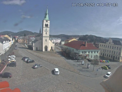 Náměstí, koste sv. Markéty