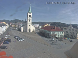 Náměstí, koste sv. Markéty