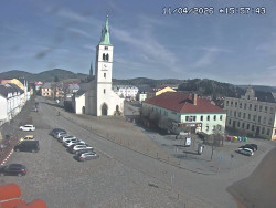 Náměstí, koste sv. Markéty