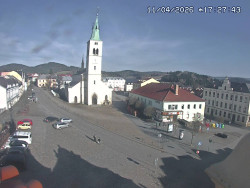 Náměstí, koste sv. Markéty