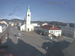 Náměstí, koste sv. Markéty