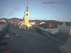 Náměstí, koste sv. Markéty