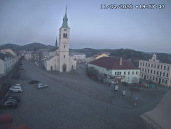 Náměstí, koste sv. Markéty