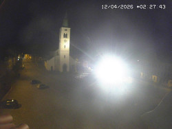 Náměstí, koste sv. Markéty