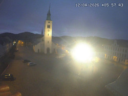 Náměstí, koste sv. Markéty