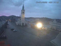 Náměstí, koste sv. Markéty