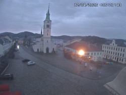 Náměstí, koste sv. Markéty